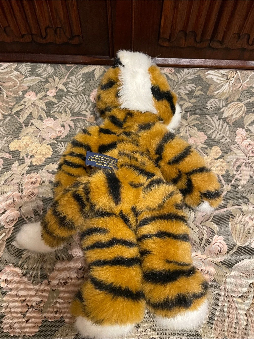 Boyd’s plush tiger cat.